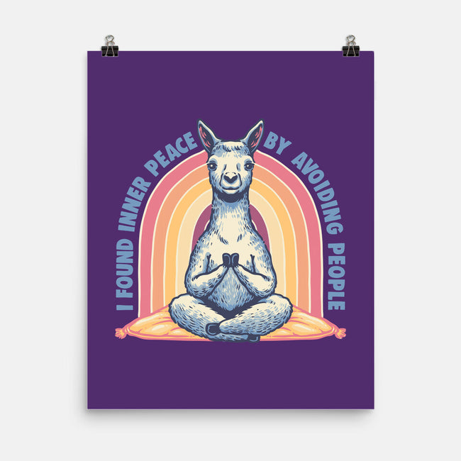 I Found Inner Peace-None-Matte-Poster-glitchygorilla