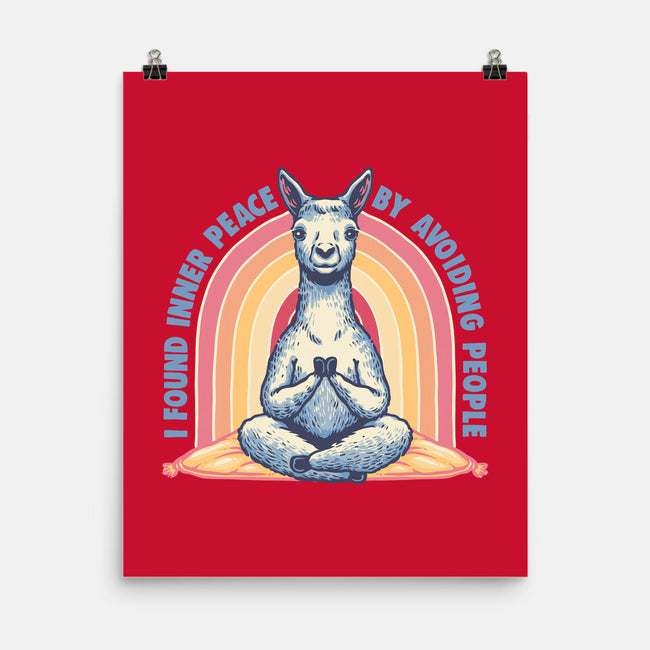 I Found Inner Peace-None-Matte-Poster-glitchygorilla