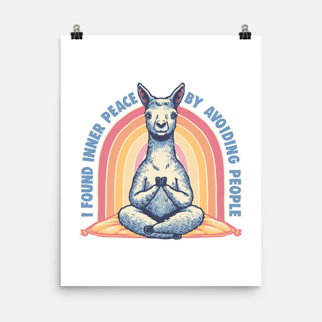 I Found Inner Peace-None-Matte-Poster-glitchygorilla