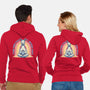 I Found Inner Peace-Unisex-Zip-Up-Sweatshirt-glitchygorilla