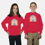 I Found Inner Peace-Youth-Crew Neck-Sweatshirt-glitchygorilla
