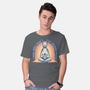 I Found Inner Peace-Mens-Basic-Tee-glitchygorilla