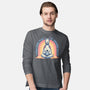 I Found Inner Peace-Mens-Long Sleeved-Tee-glitchygorilla