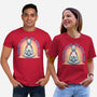 I Found Inner Peace-Unisex-Basic-Tee-glitchygorilla