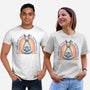 I Found Inner Peace-Unisex-Basic-Tee-glitchygorilla