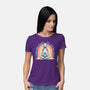 I Found Inner Peace-Womens-Basic-Tee-glitchygorilla