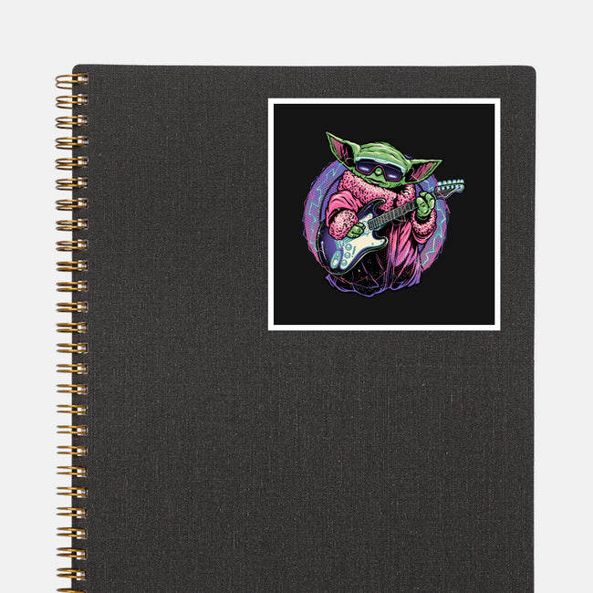 Electric Galaxy-None-Glossy-Sticker-glitchygorilla