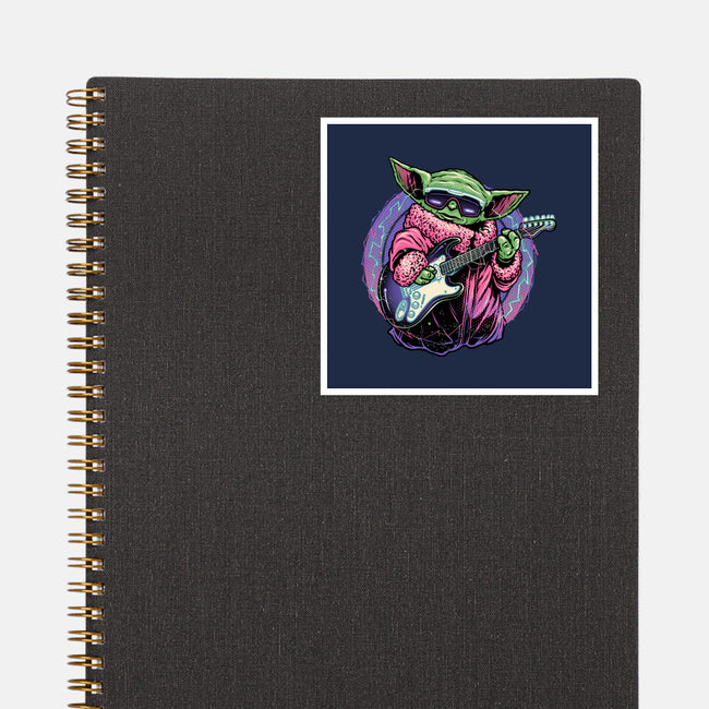 Electric Galaxy-None-Glossy-Sticker-glitchygorilla