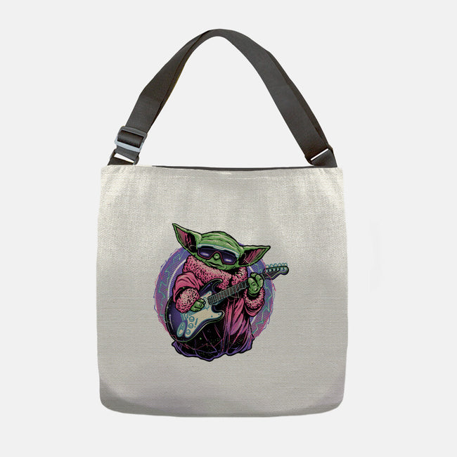 Electric Galaxy-None-Adjustable Tote-Bag-glitchygorilla