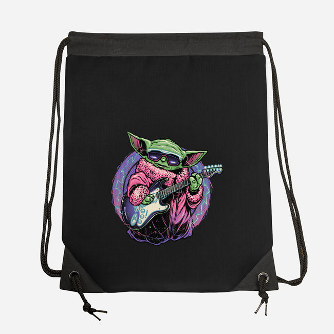Electric Galaxy-None-Drawstring-Bag-glitchygorilla