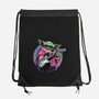 Electric Galaxy-None-Drawstring-Bag-glitchygorilla