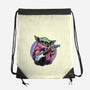 Electric Galaxy-None-Drawstring-Bag-glitchygorilla