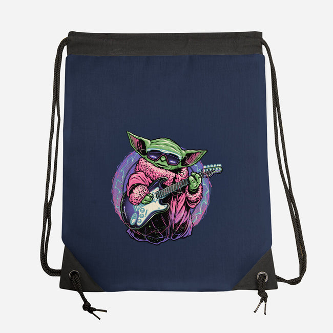 Electric Galaxy-None-Drawstring-Bag-glitchygorilla