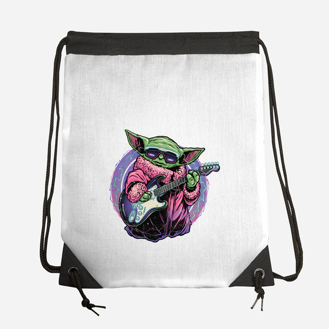 Electric Galaxy-None-Drawstring-Bag-glitchygorilla