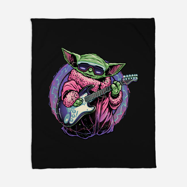 Electric Galaxy-None-Fleece-Blanket-glitchygorilla