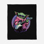 Electric Galaxy-None-Fleece-Blanket-glitchygorilla