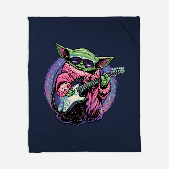 Electric Galaxy-None-Fleece-Blanket-glitchygorilla