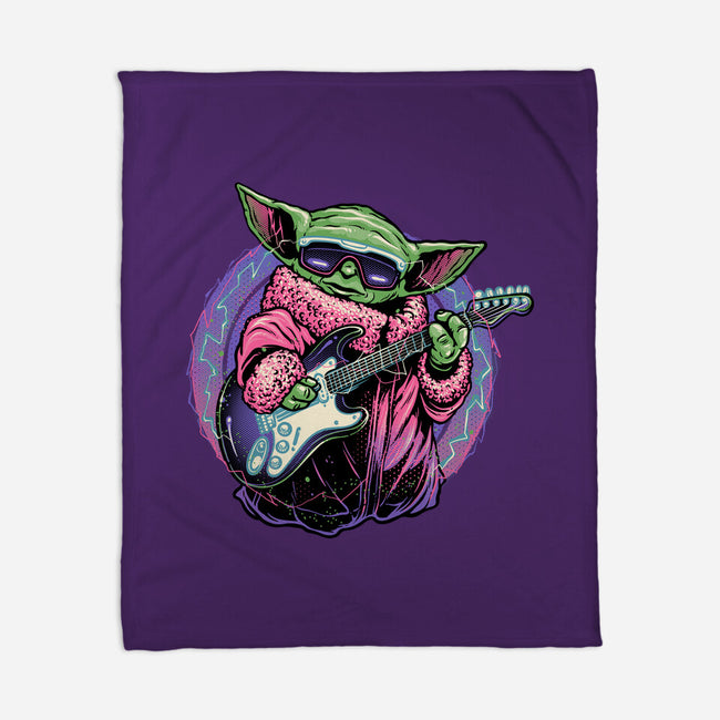 Electric Galaxy-None-Fleece-Blanket-glitchygorilla
