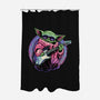 Electric Galaxy-None-Polyester-Shower Curtain-glitchygorilla