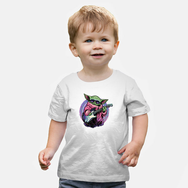 Electric Galaxy-Baby-Basic-Tee-glitchygorilla