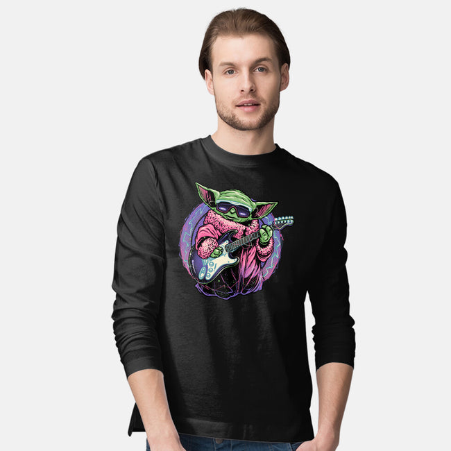 Electric Galaxy-Mens-Long Sleeved-Tee-glitchygorilla