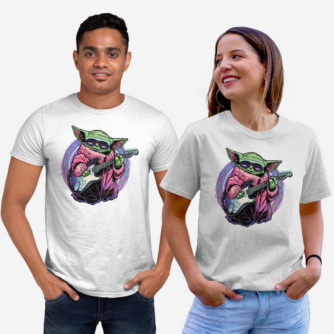 Electric Galaxy-Unisex-Basic-Tee-glitchygorilla