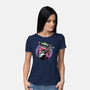 Electric Galaxy-Womens-Basic-Tee-glitchygorilla