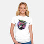 Electric Galaxy-Womens-Fitted-Tee-glitchygorilla