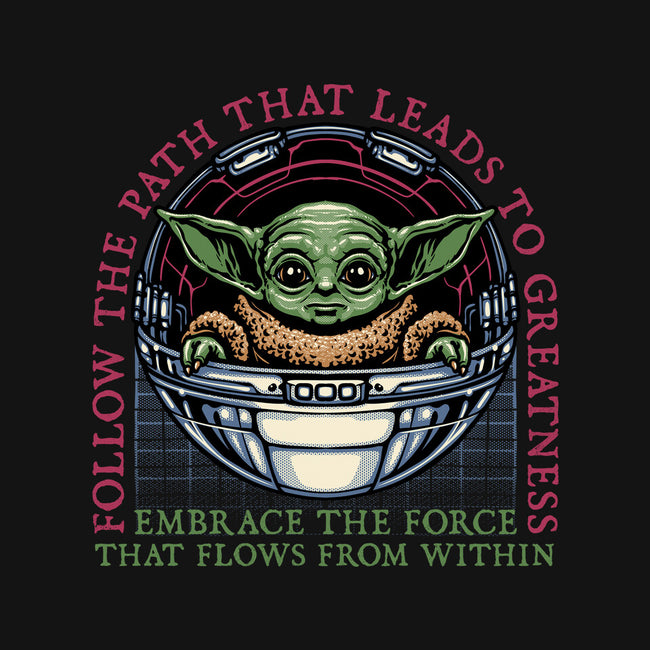 Path that leads to greatness-Womens-Fitted-Tee-glitchygorilla