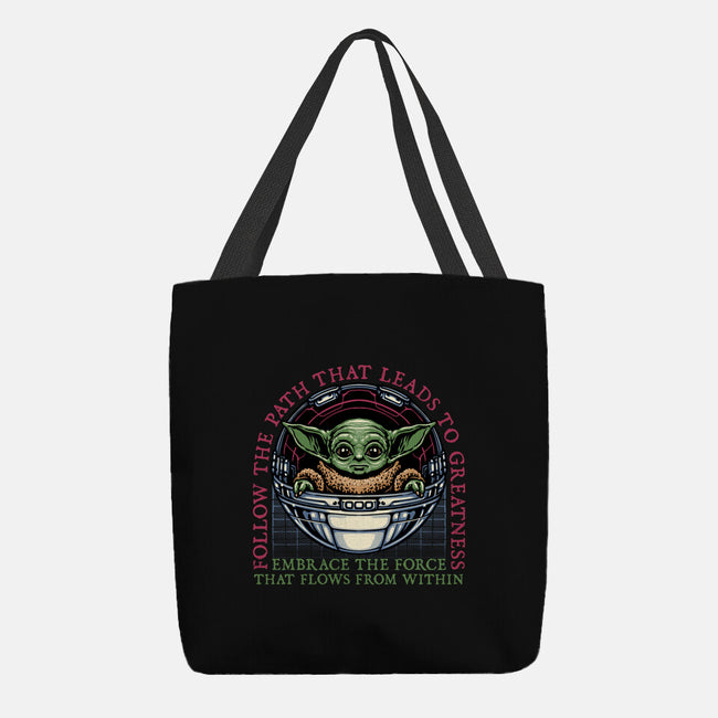 Path that leads to greatness-None-Basic Tote-Bag-glitchygorilla