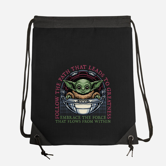 Path that leads to greatness-None-Drawstring-Bag-glitchygorilla