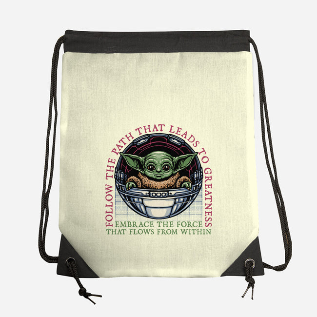 Path that leads to greatness-None-Drawstring-Bag-glitchygorilla