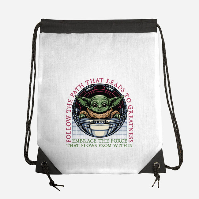 Path that leads to greatness-None-Drawstring-Bag-glitchygorilla