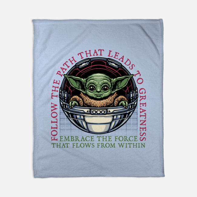 Path that leads to greatness-None-Fleece-Blanket-glitchygorilla