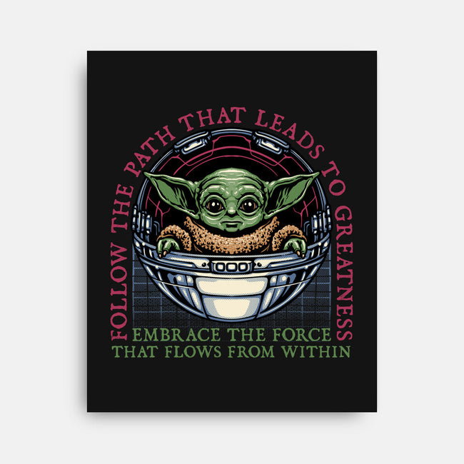 Path that leads to greatness-None-Stretched-Canvas-glitchygorilla