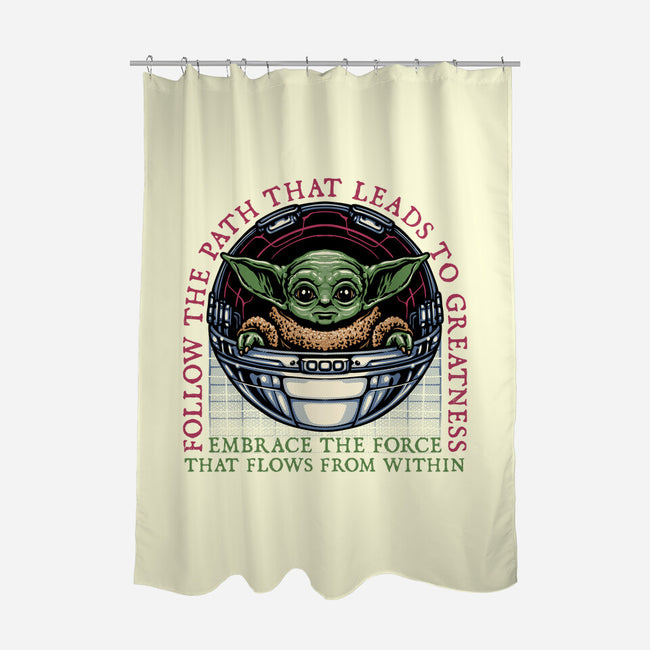 Path that leads to greatness-None-Polyester-Shower Curtain-glitchygorilla