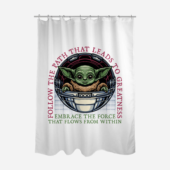 Path that leads to greatness-None-Polyester-Shower Curtain-glitchygorilla