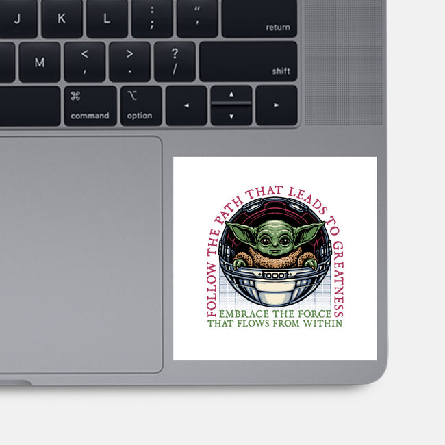 Path that leads to greatness-None-Glossy-Sticker-glitchygorilla