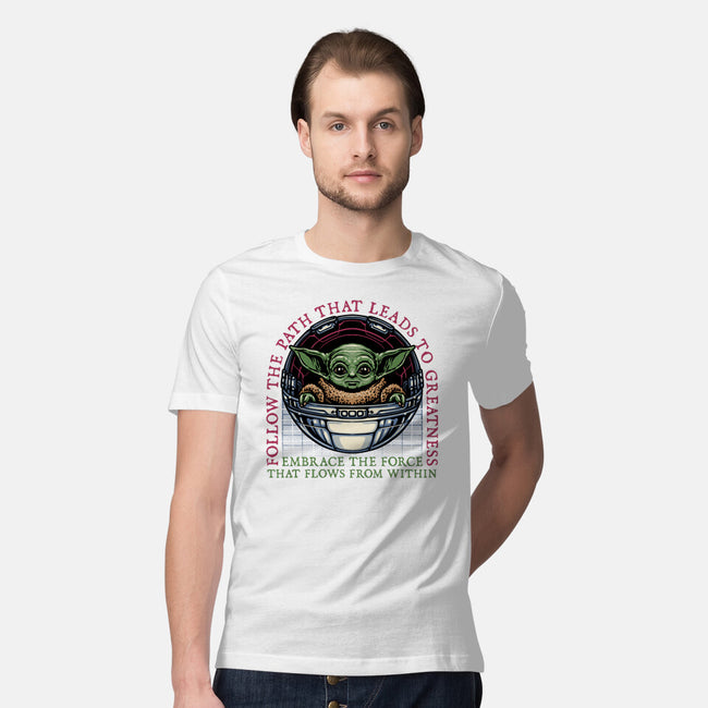 Path that leads to greatness-Mens-Premium-Tee-glitchygorilla