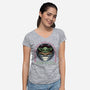 Path that leads to greatness-Womens-V-Neck-Tee-glitchygorilla