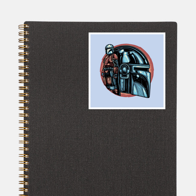 Bounty Hunters Code-None-Glossy-Sticker-glitchygorilla