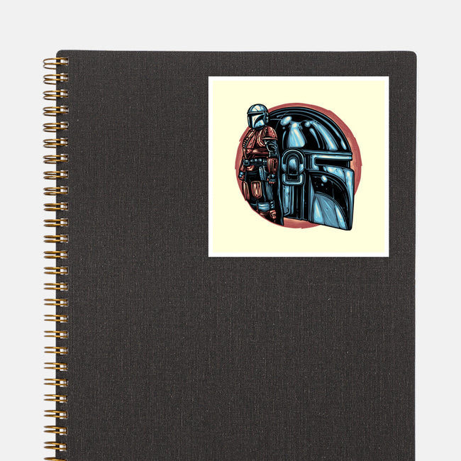 Bounty Hunters Code-None-Glossy-Sticker-glitchygorilla