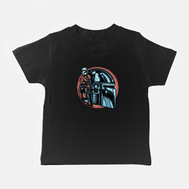 Bounty Hunters Code-Baby-Basic-Tee-glitchygorilla