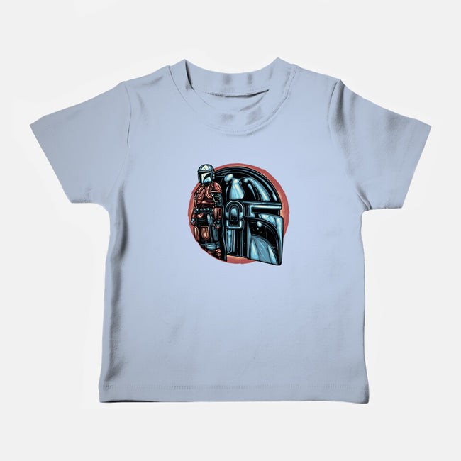 Bounty Hunters Code-Baby-Basic-Tee-glitchygorilla