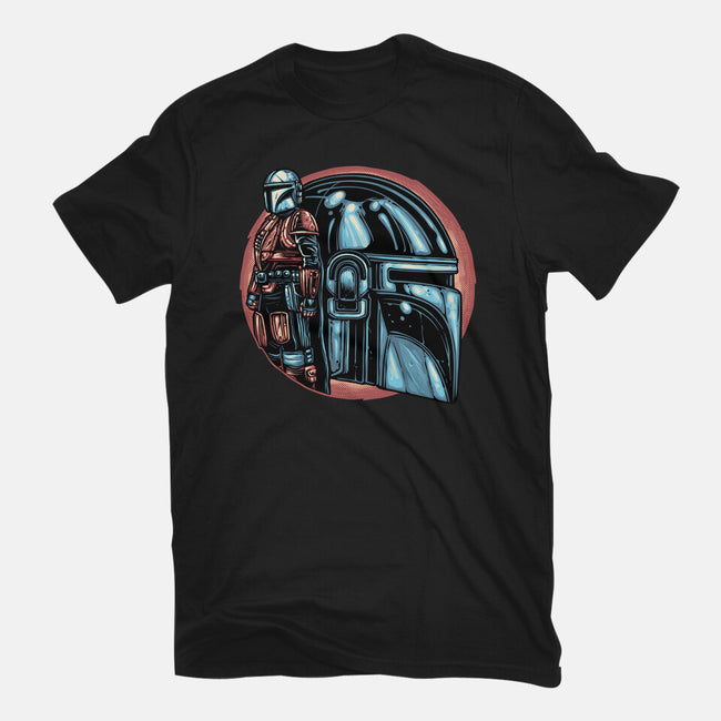 Bounty Hunters Code-Mens-Heavyweight-Tee-glitchygorilla