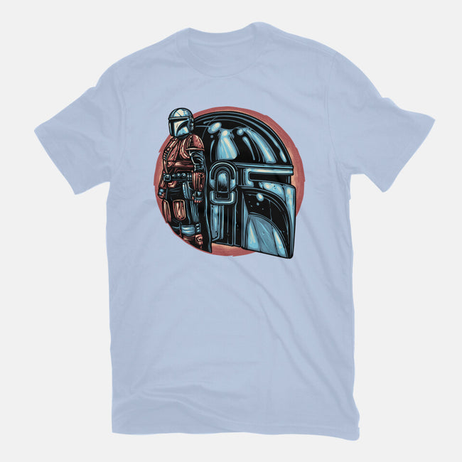 Bounty Hunters Code-Womens-Basic-Tee-glitchygorilla