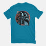 Bounty Hunters Code-Womens-Basic-Tee-glitchygorilla
