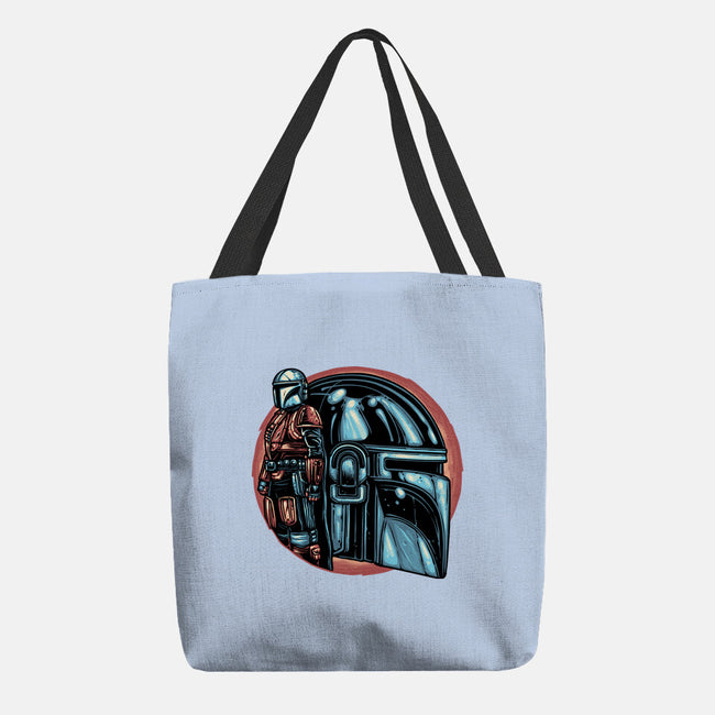 Bounty Hunters Code-None-Basic Tote-Bag-glitchygorilla