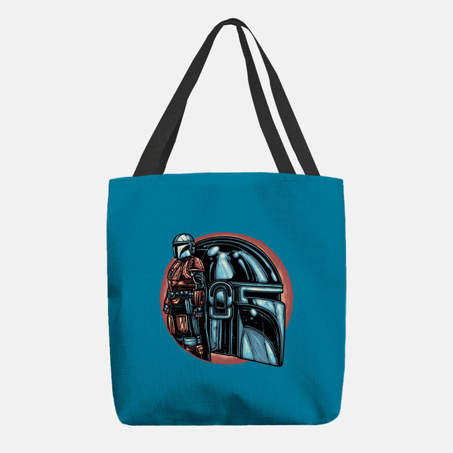 Bounty Hunters Code-None-Basic Tote-Bag-glitchygorilla