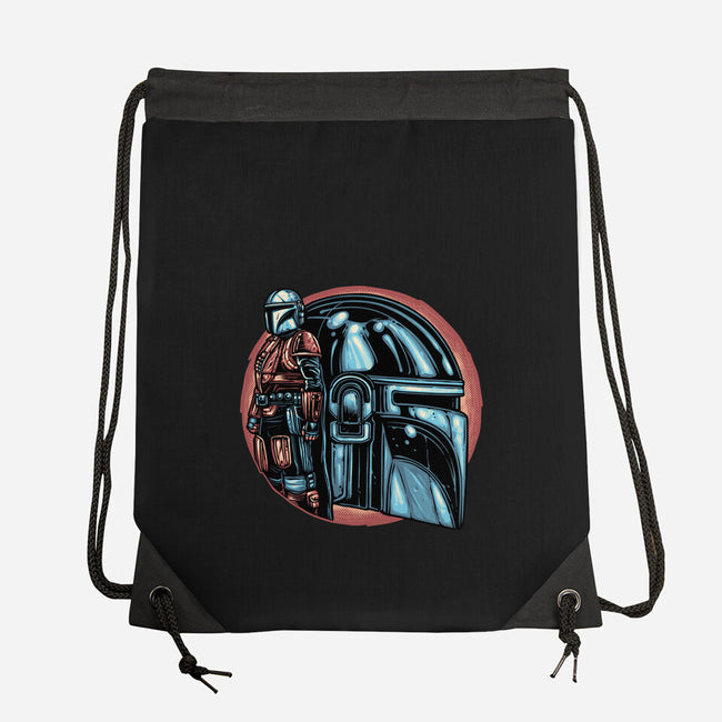 Bounty Hunters Code-None-Drawstring-Bag-glitchygorilla